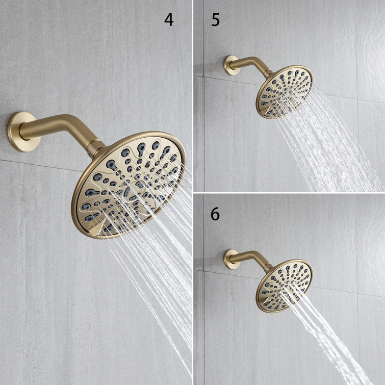 shower systems with rain head