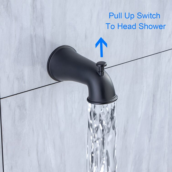 6-Spray Pressure-Balanced Shower Faucet With Rough-In Valve