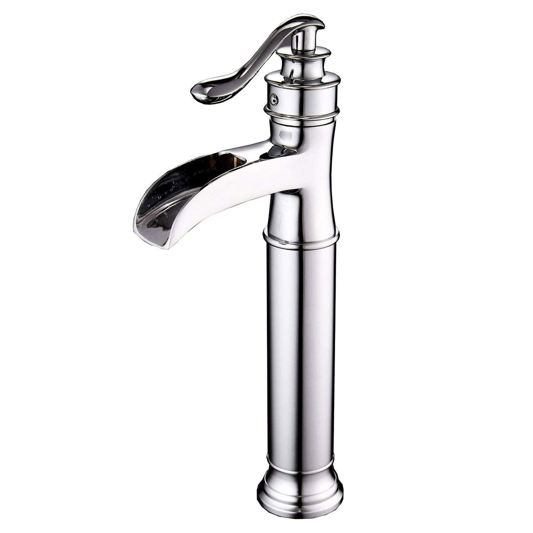 Single Hole Single-Handle Bathroom Faucet with Drain Kit Included