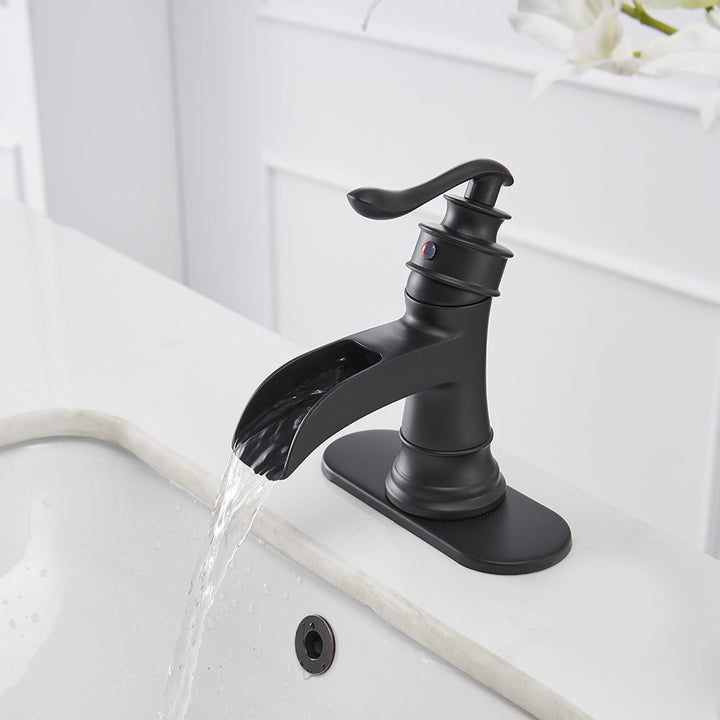 single lever bathroom faucet