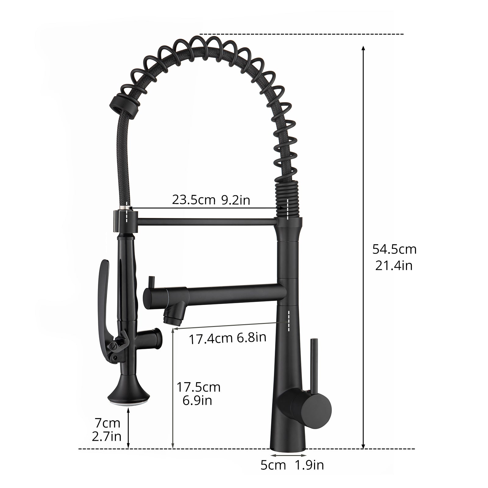 Single Handle Copper Kitchen Faucet Structure