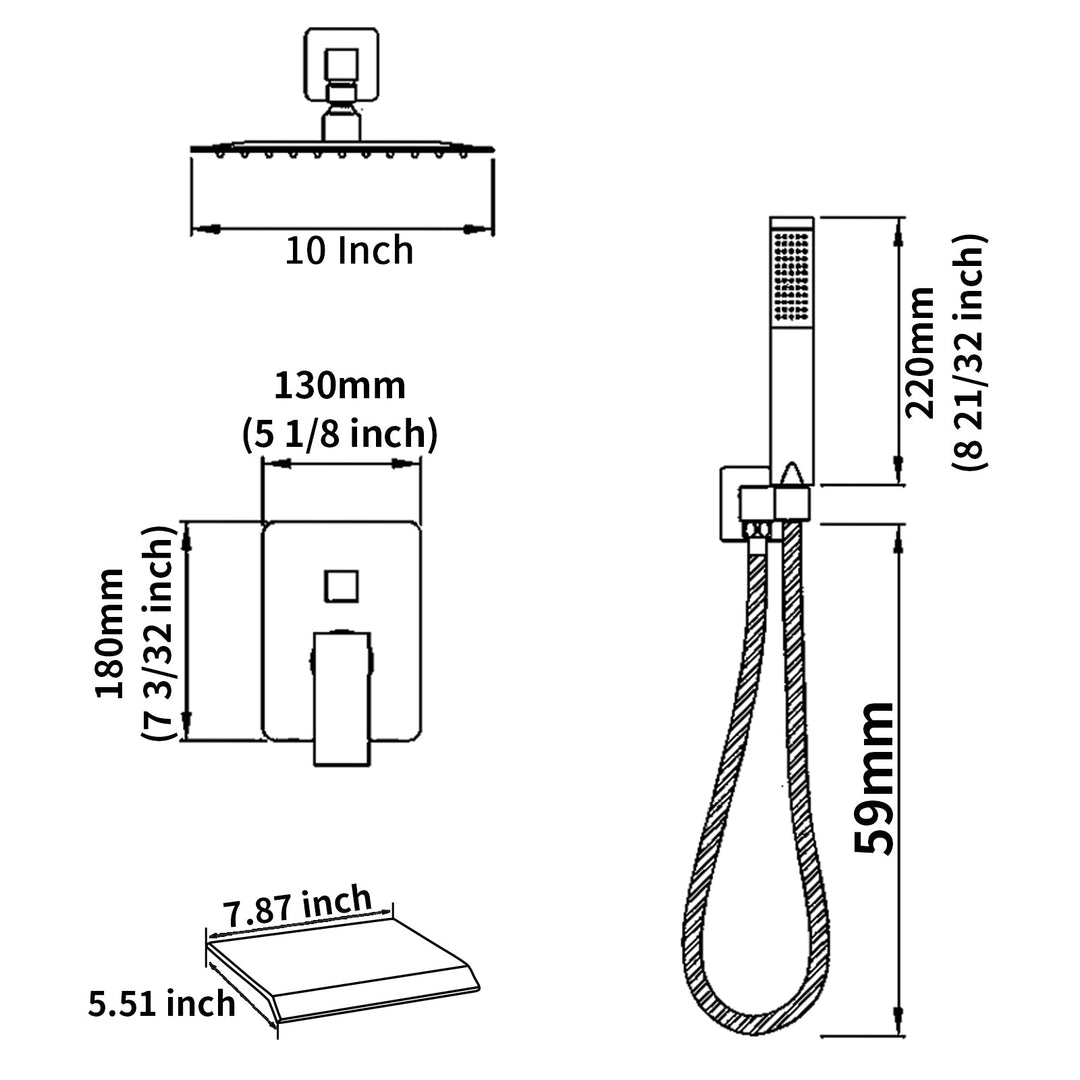 shower faucets systems