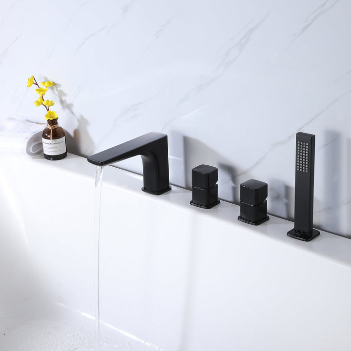 Single Hole Single-Handle Low Arc Bathroom Faucet in Matte Black