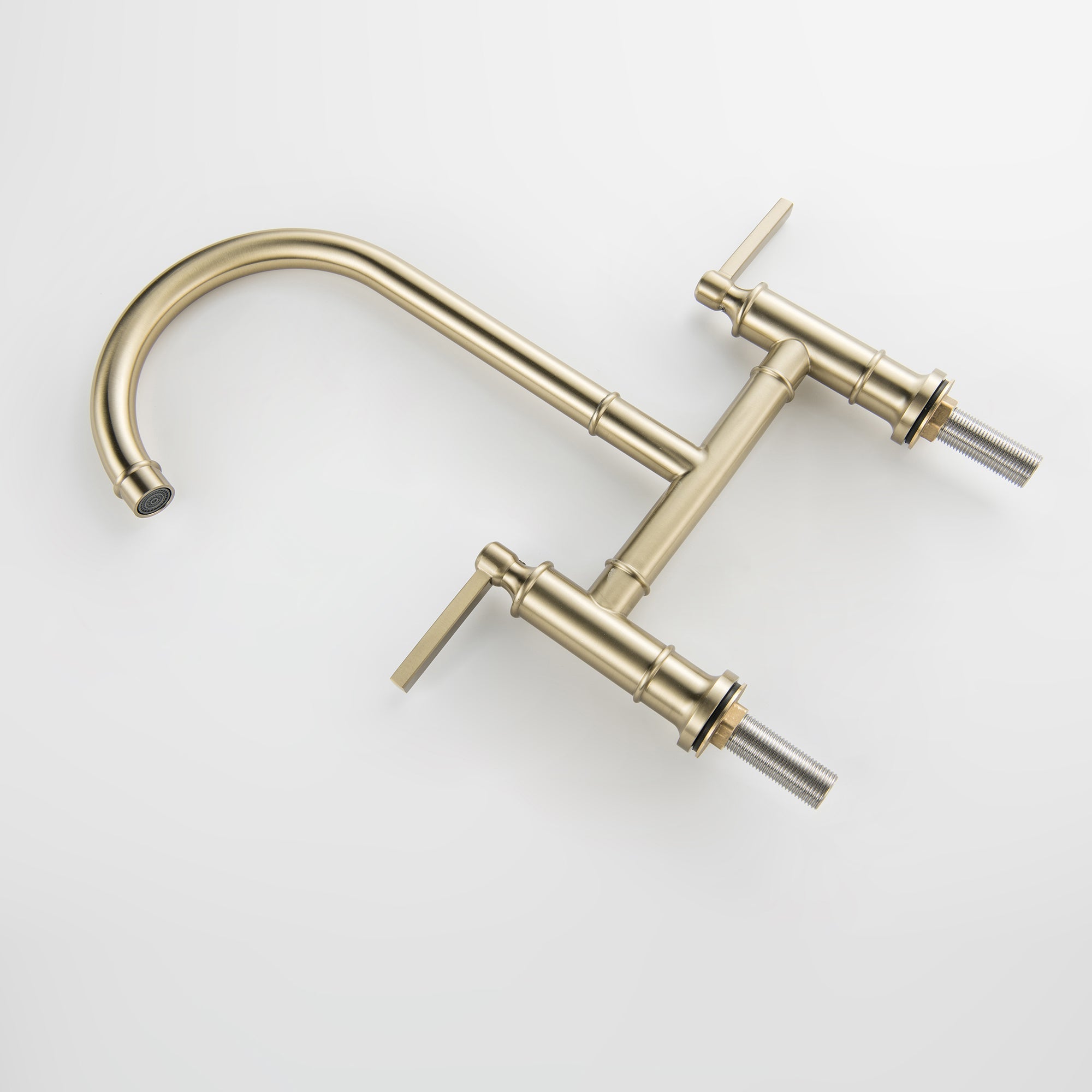 Two Handle Kitchen Bridge Faucet