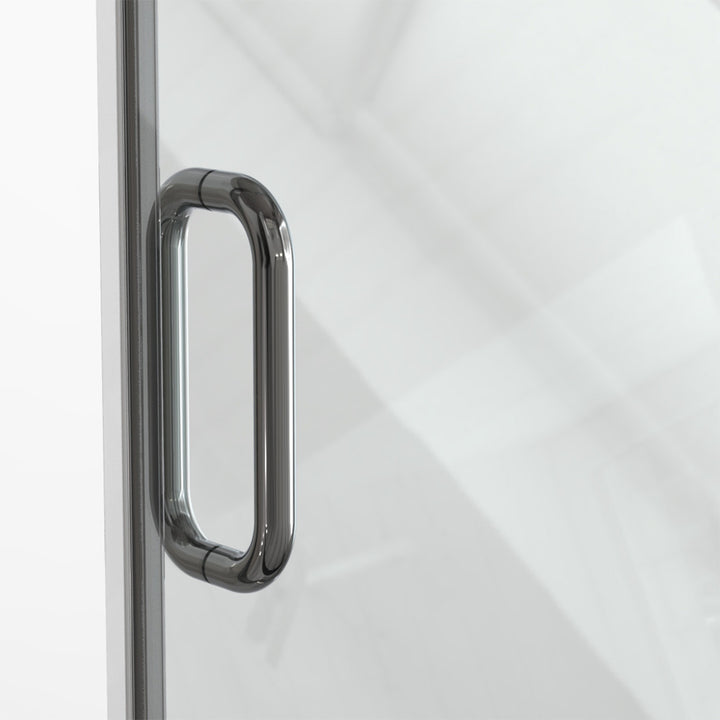 Double Sliding Shower Door 56-in to 60-in W x 76-in H Double Frameless Sliding Polished Chrome Standard Shower Door (Clear Glass)
