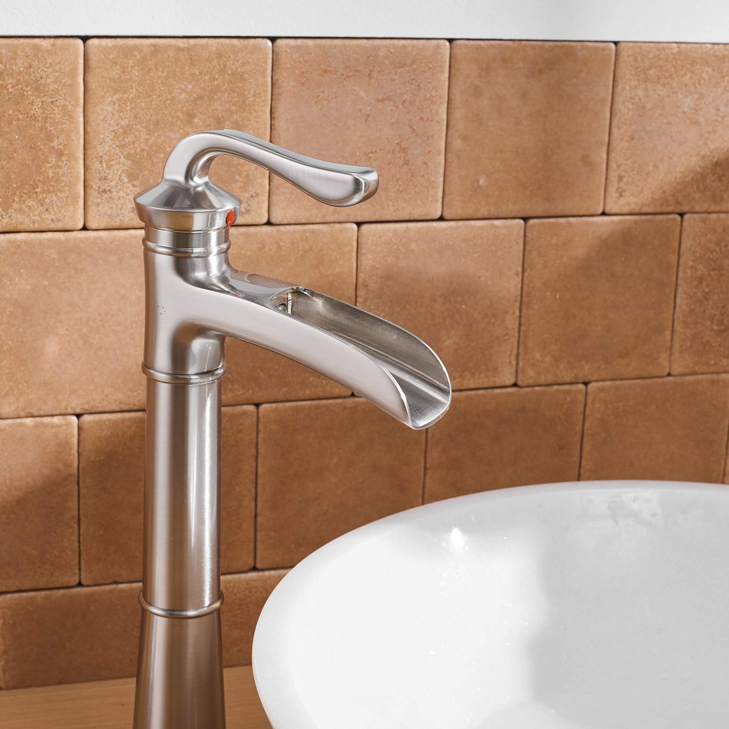 bathroom sink and faucet