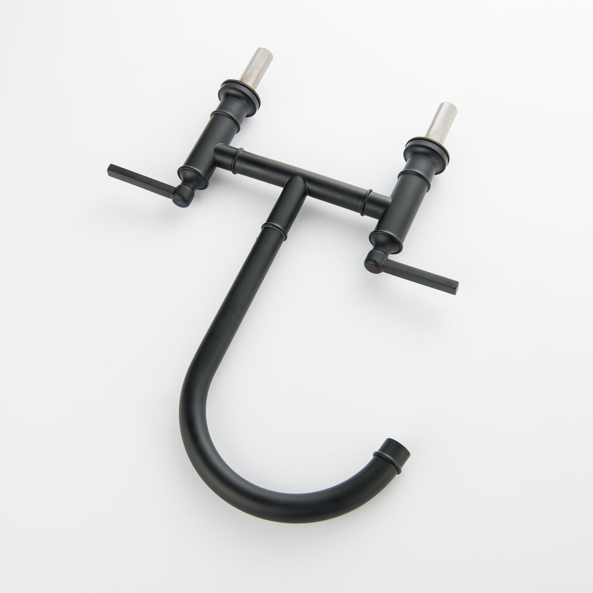 Two Handle Kitchen Bridge Faucet