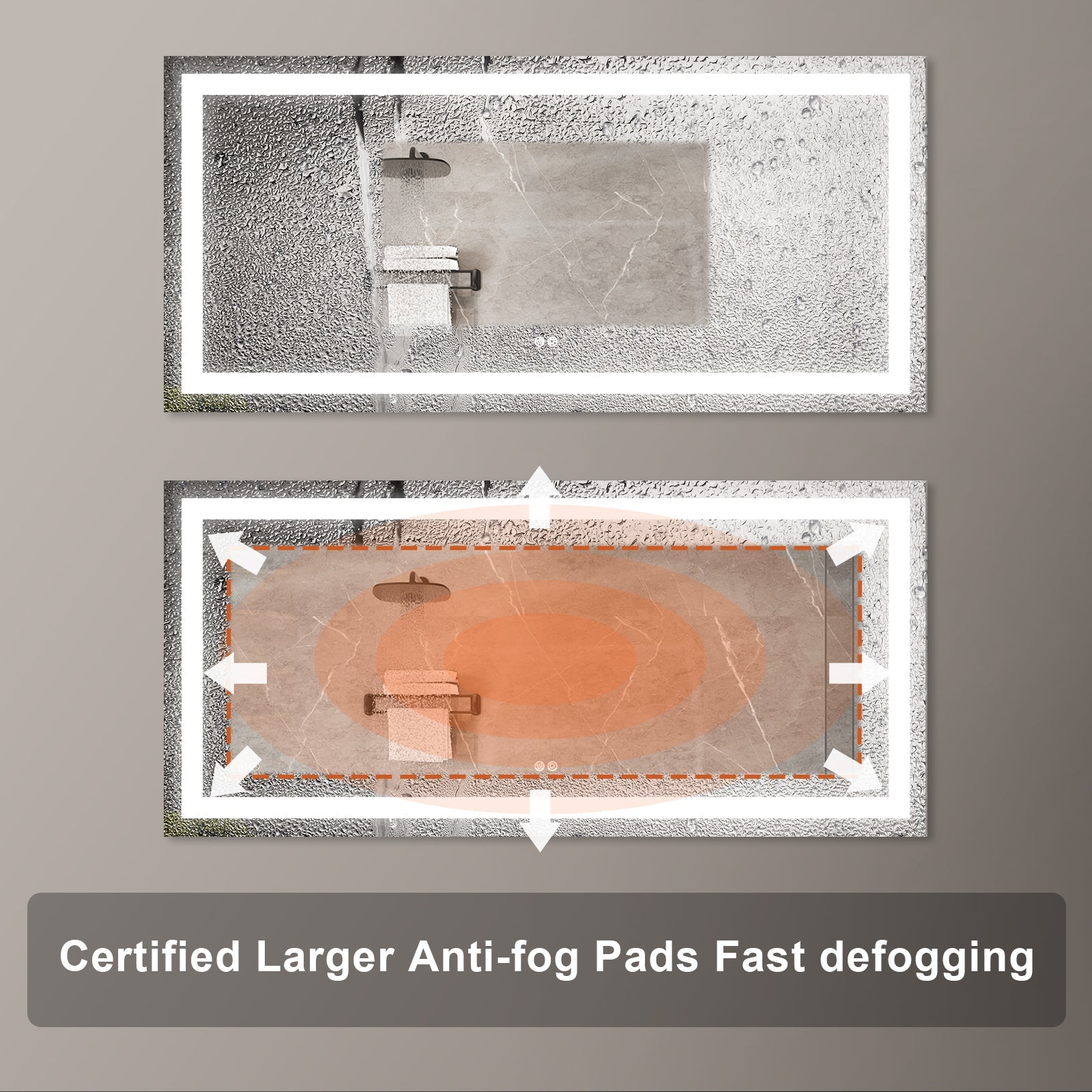 Large Bathroom Mirror
