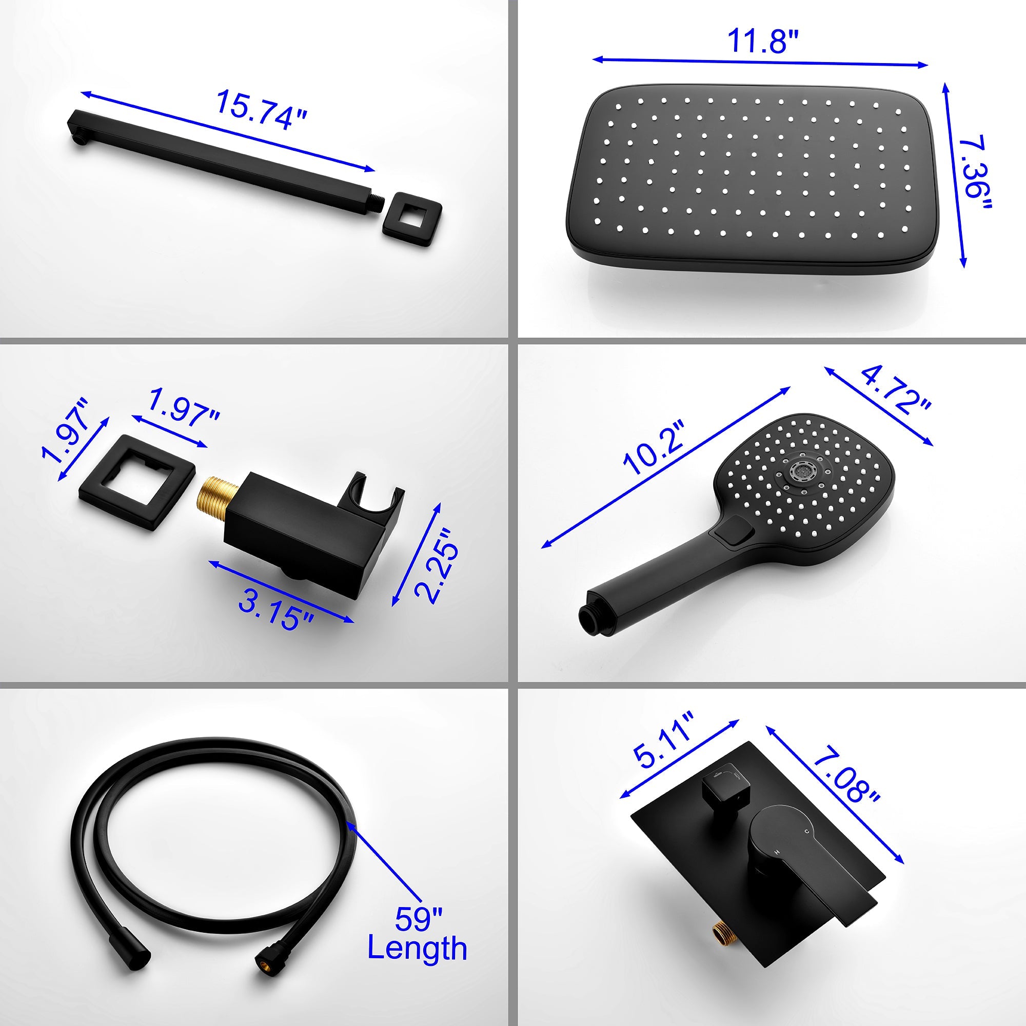 shower system with handheld