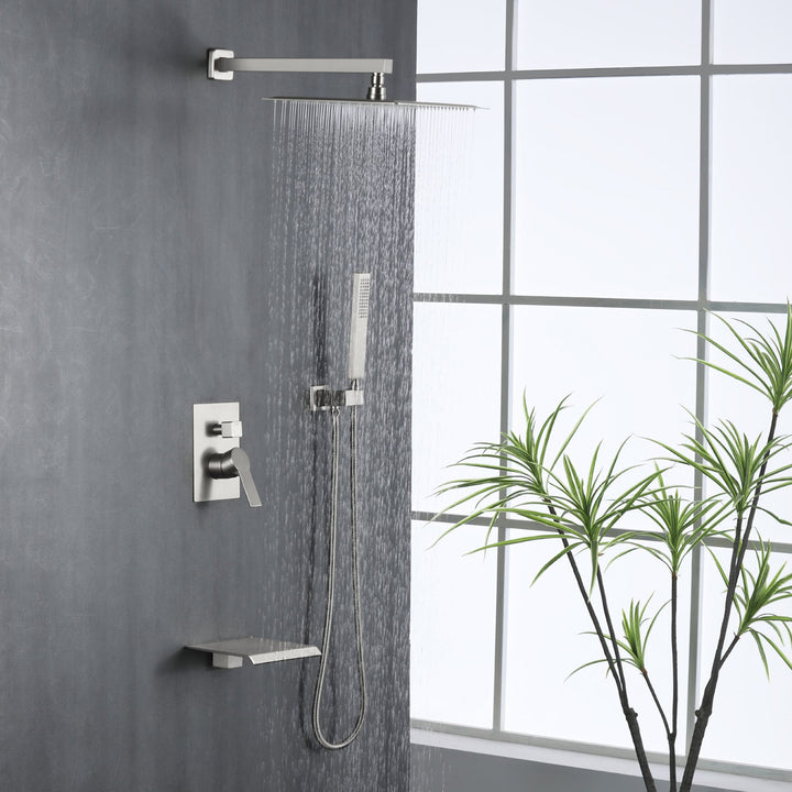 waterfall shower system