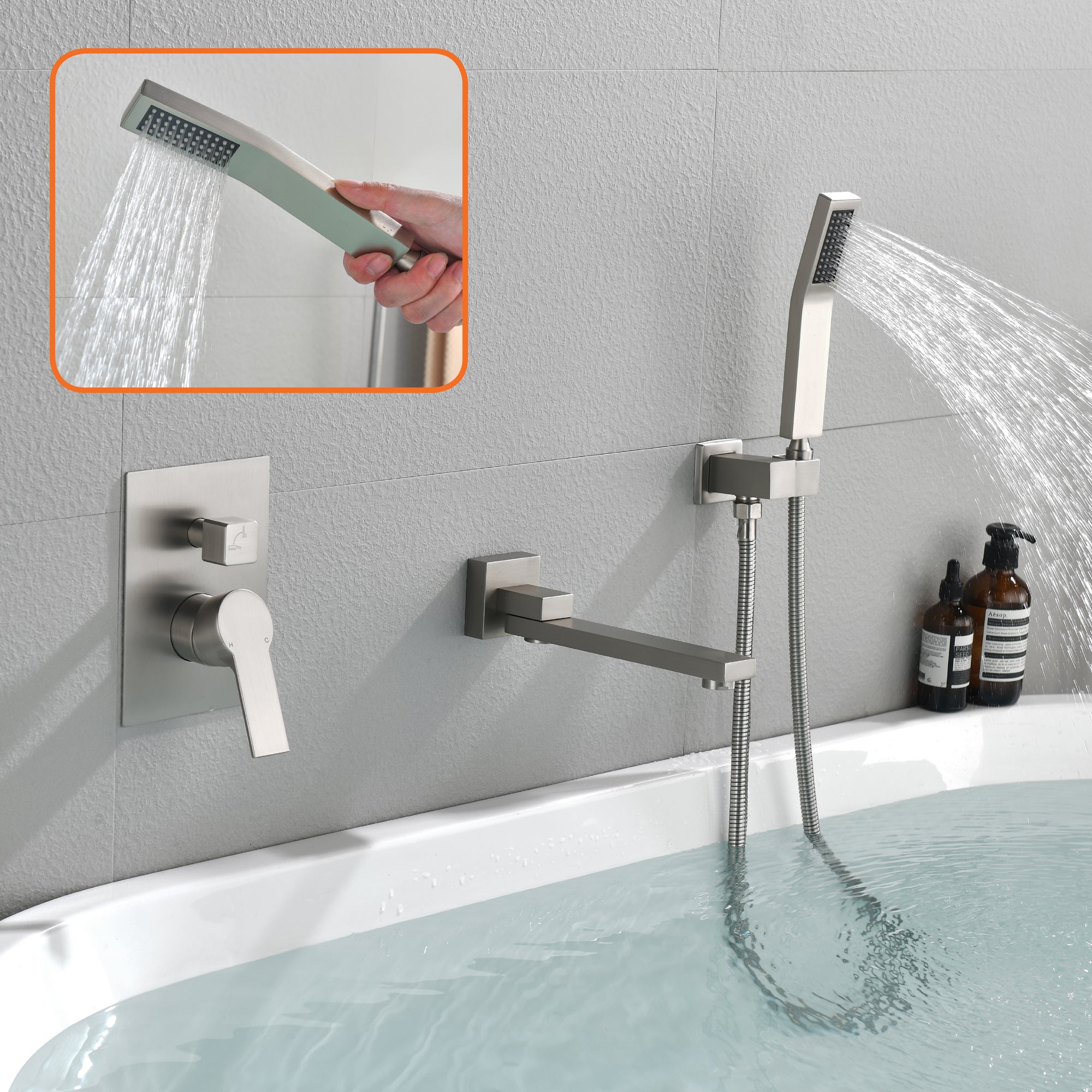 Wall Mount Tub Faucet