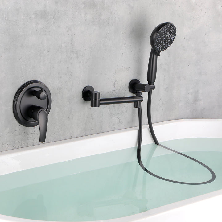 Bathtub Shower Faucet Set with Rough-in Valve