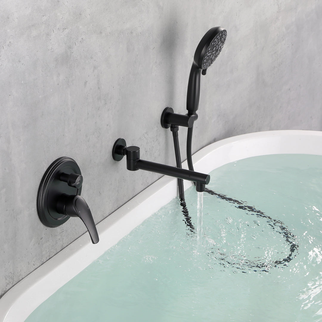 Bathtub Shower Faucet Set with Rough-in Valve