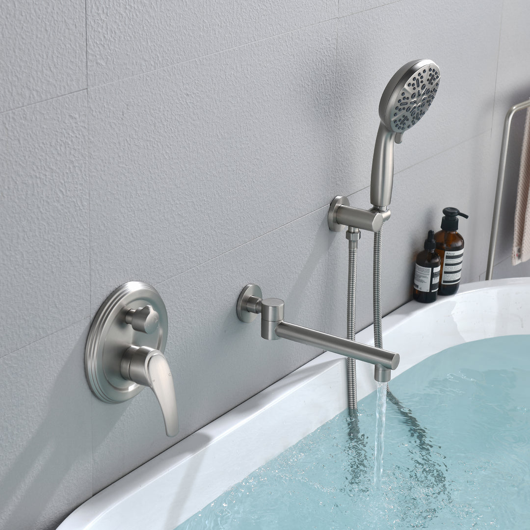 Bathtub Shower Faucet Set with Rough-in Valve