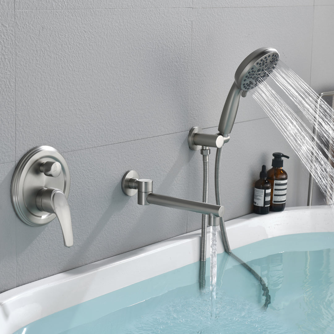 Bathtub Shower Faucet Set with Rough-in Valve