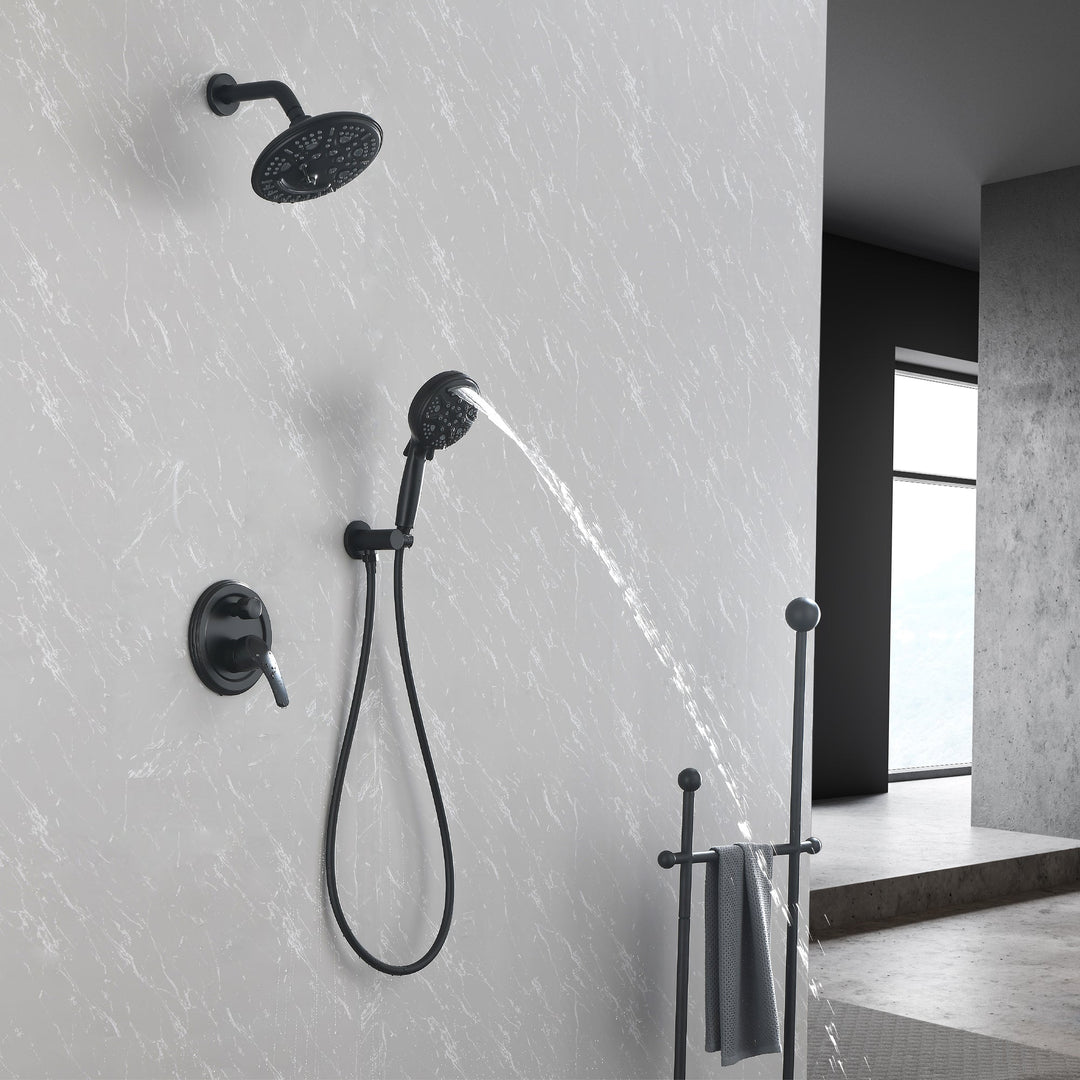 rain shower head with handheld