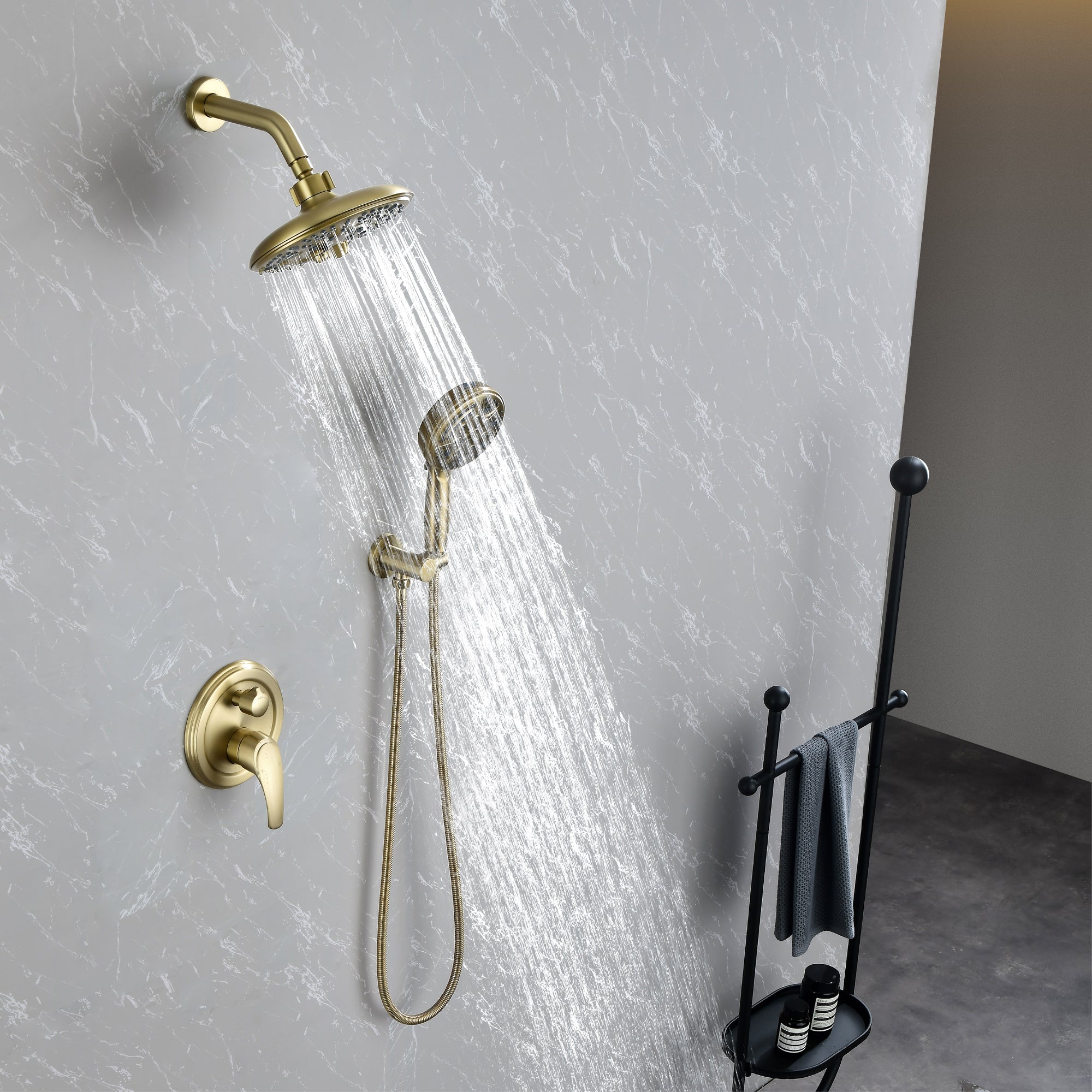 shower head with holder