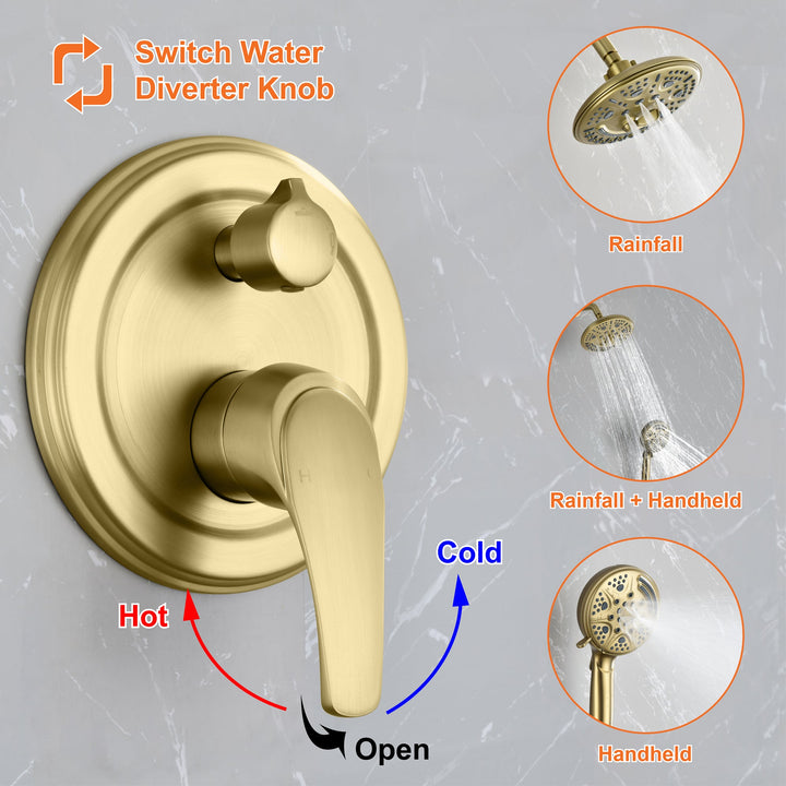 brass shower head