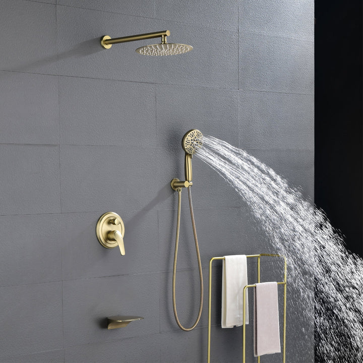 shower systems with rain head