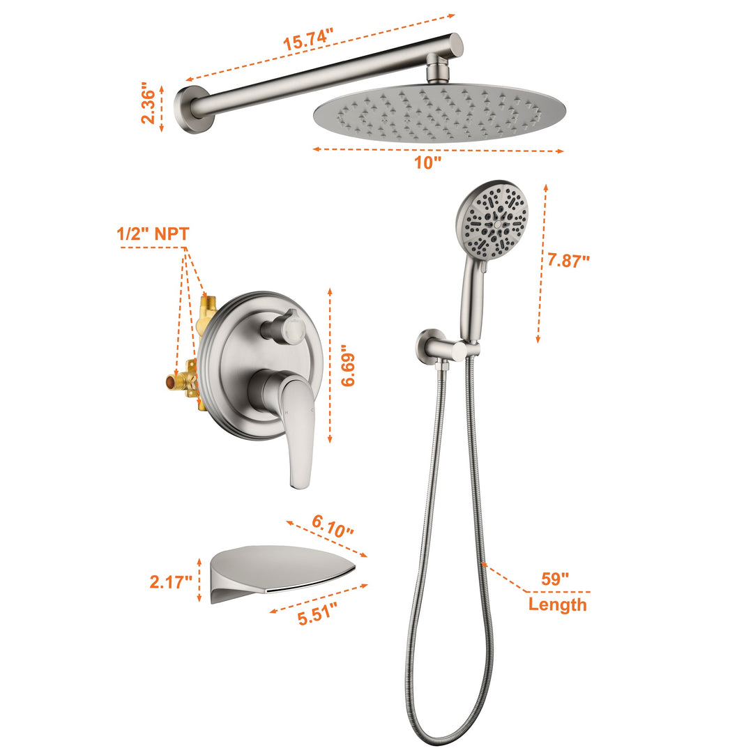 rainshower shower head