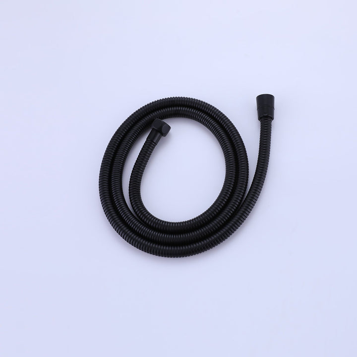 Thermostatic Shower System Matte Black Rainfall Shower Head with Handheld Sprayer
