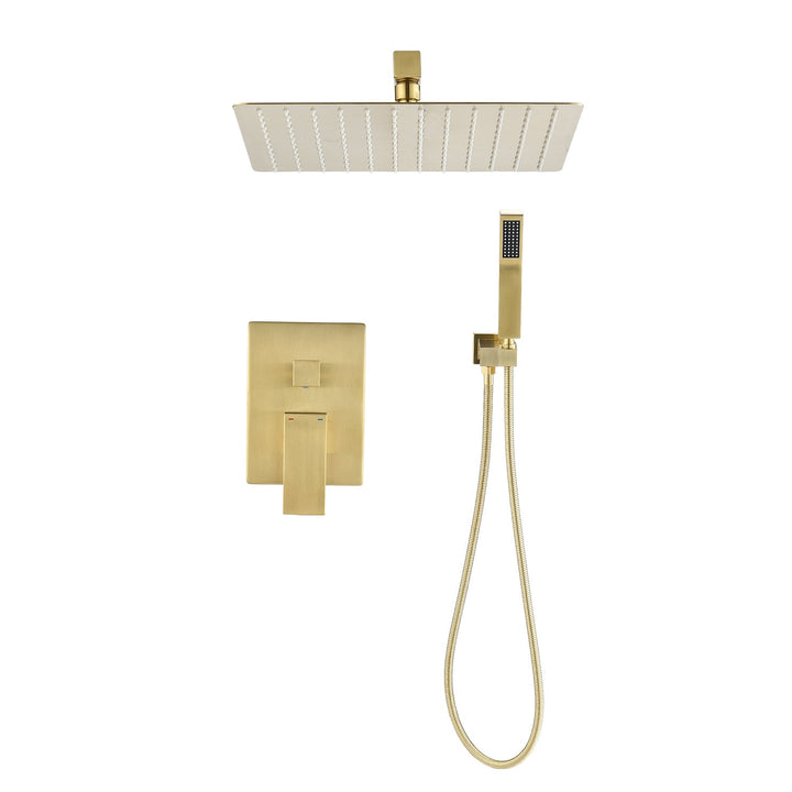 12 in. Rain Shower Head Systems Wall Mounted Shower