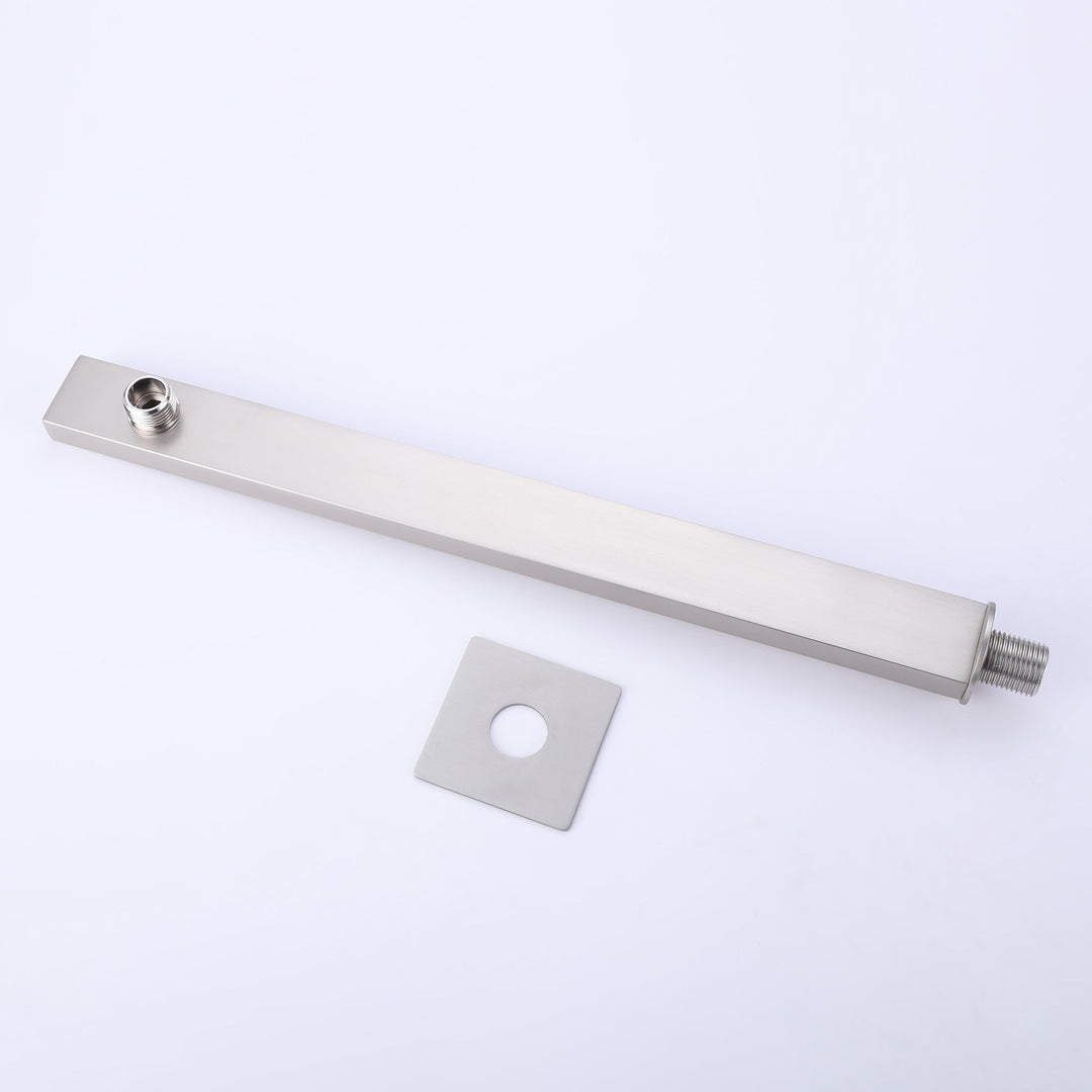 10 inch Thermostatic Rainfall Shower System With 3 PCS Body Jets Mixer Set