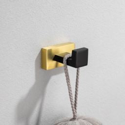 5-Piece Bathroom Hardware Accessories Set, Include 24 Inch Towel Bar, Toilet Paper Holder, Hand Towel Rack, 2 Towel Hooks