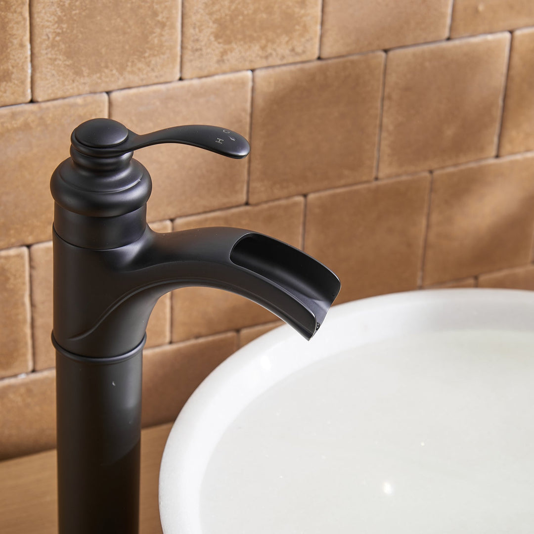 single hole bathroom faucet