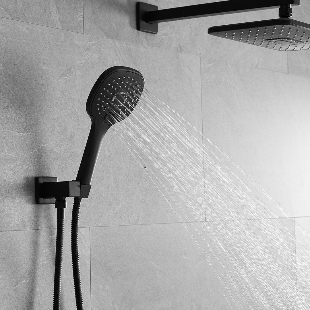 11 inch Single-Handle 2-Spray of Rain Shower Head System Shower Faucet and Handheld Shower Kit