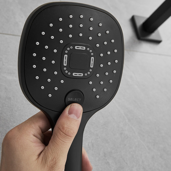 11 inch Single-Handle 2-Spray of Rain Shower Head System Shower Faucet and Handheld Shower Kit