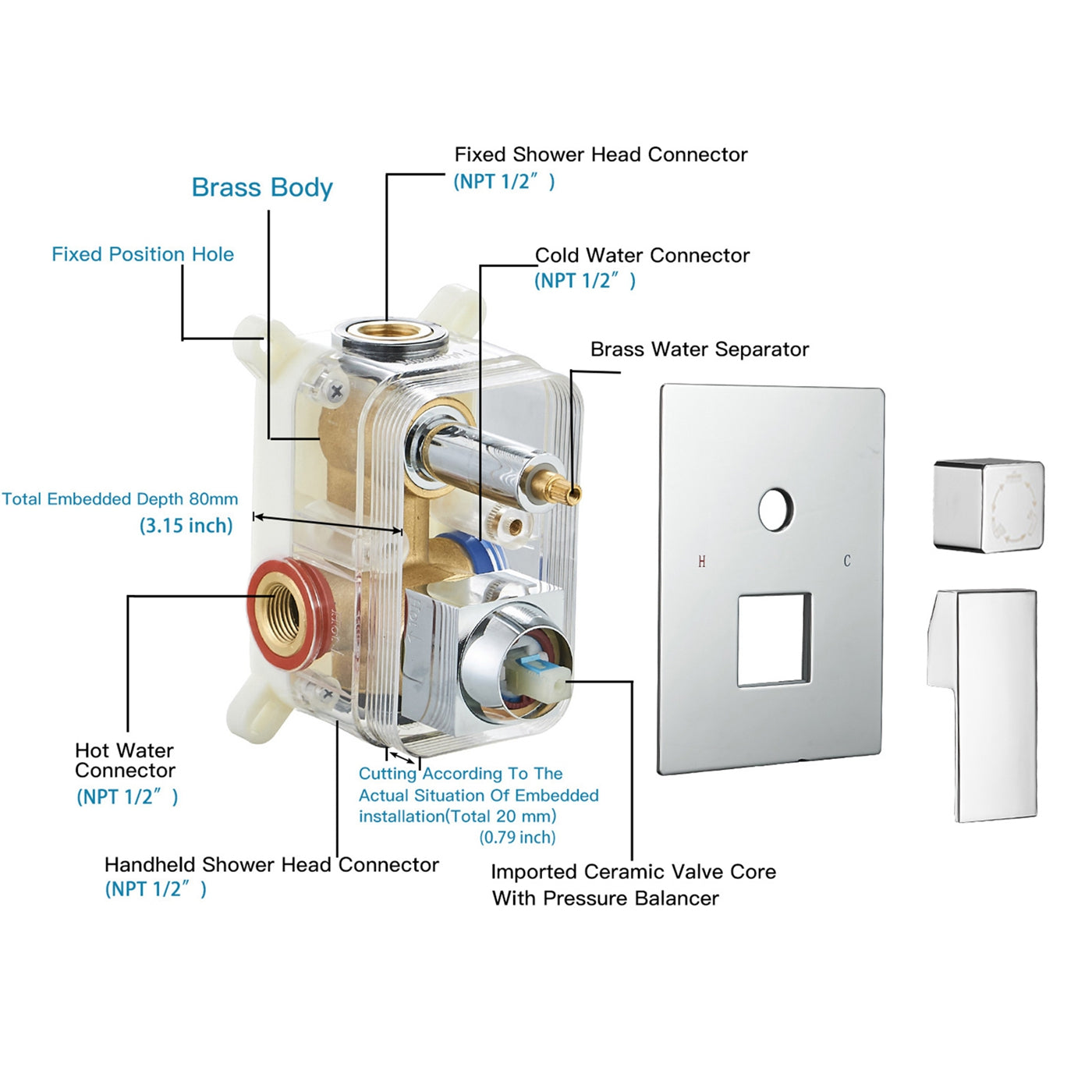 shower faucet system