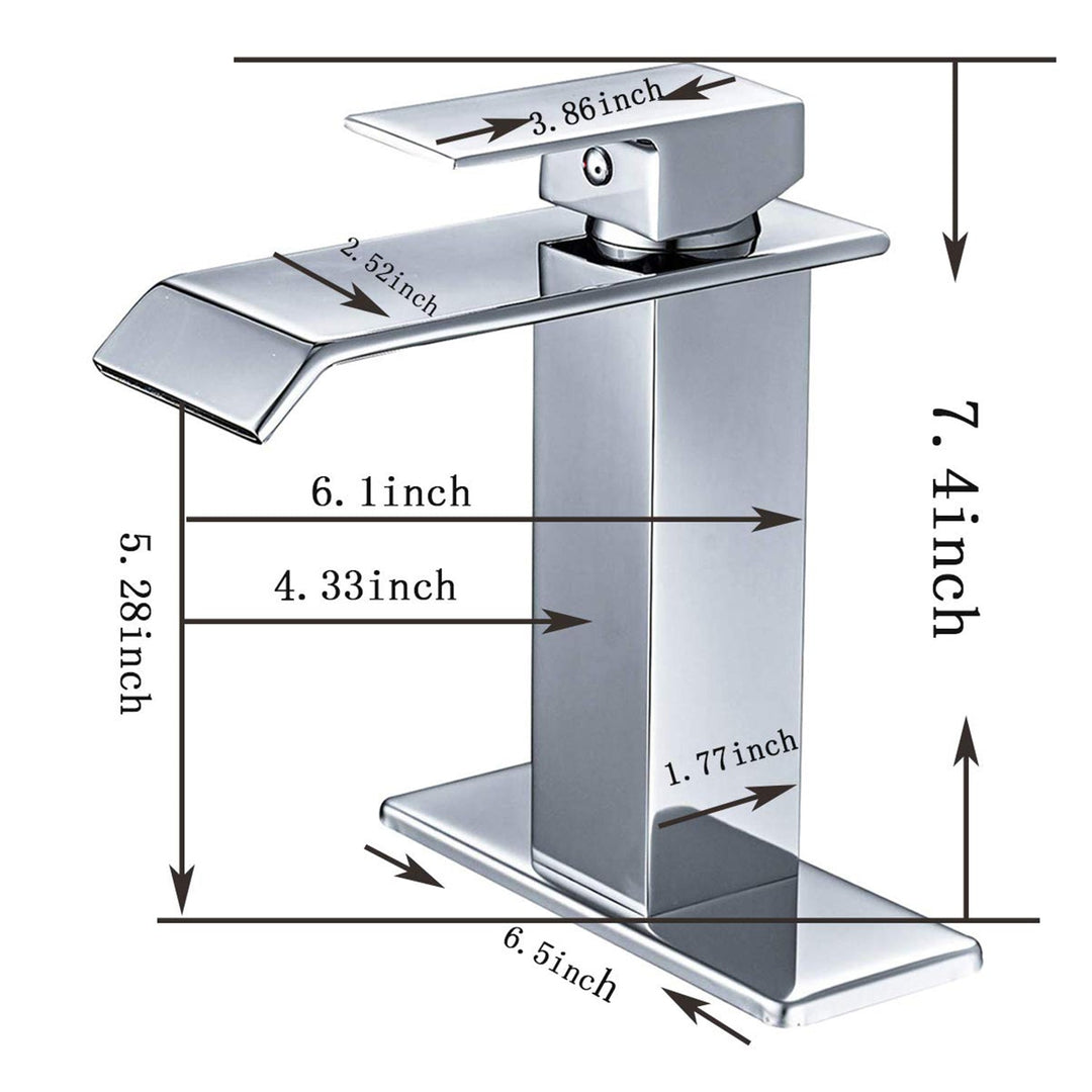 single hole bathroom faucets