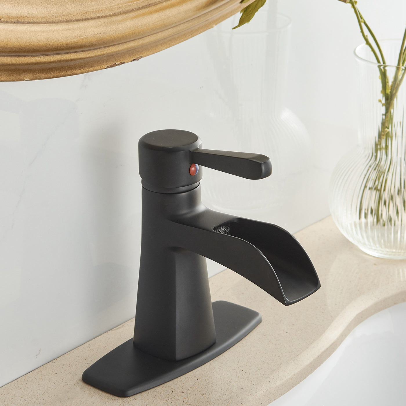 bathroom faucet one hole