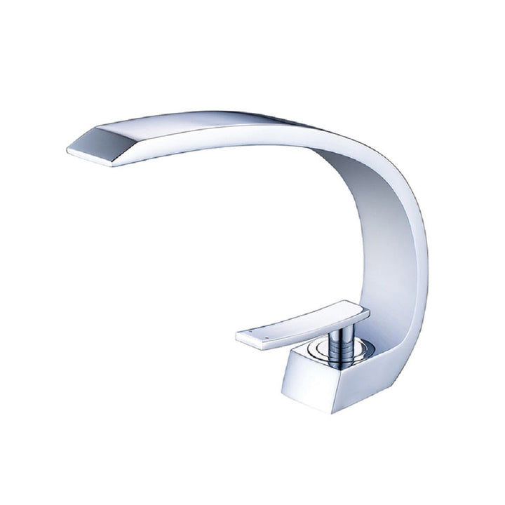 Single Handle Single Hole Bathroom Faucet in Polished Chrome