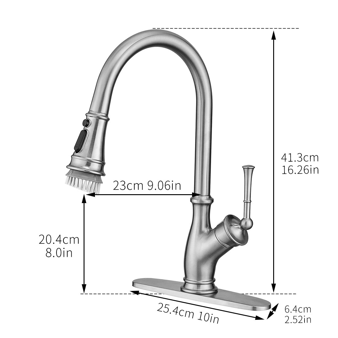 Kitchen Faucet with 360° Rotation