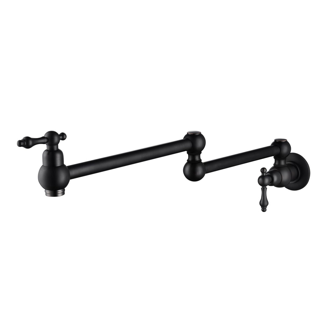Wall Mounted Pot Filler with 180° Rotation