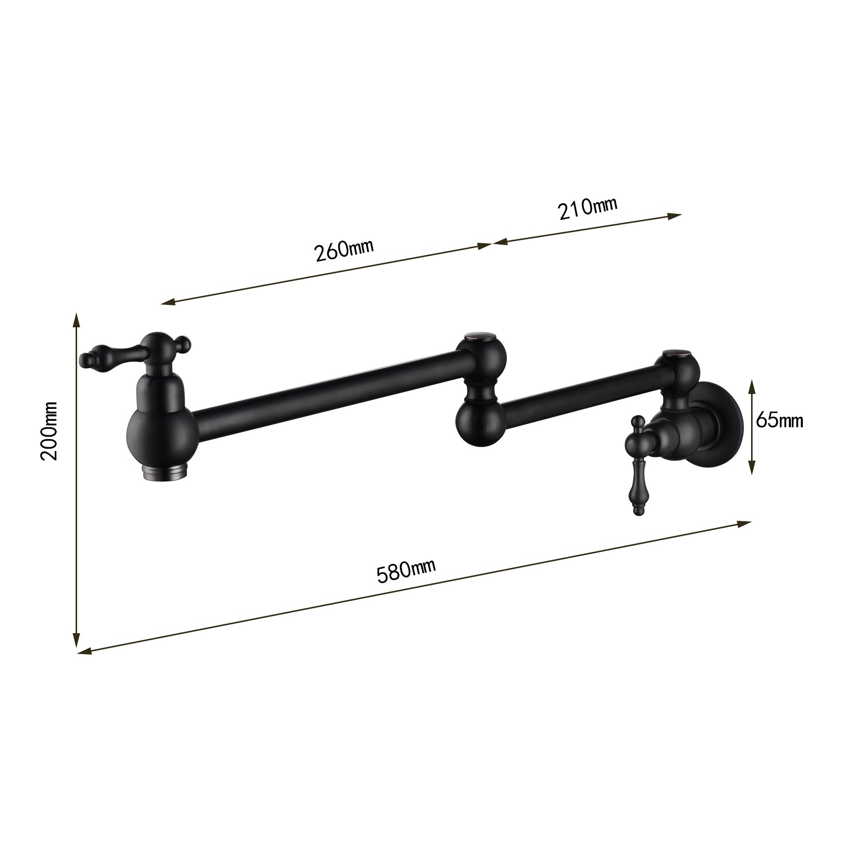 Wall Mounted Pot Filler