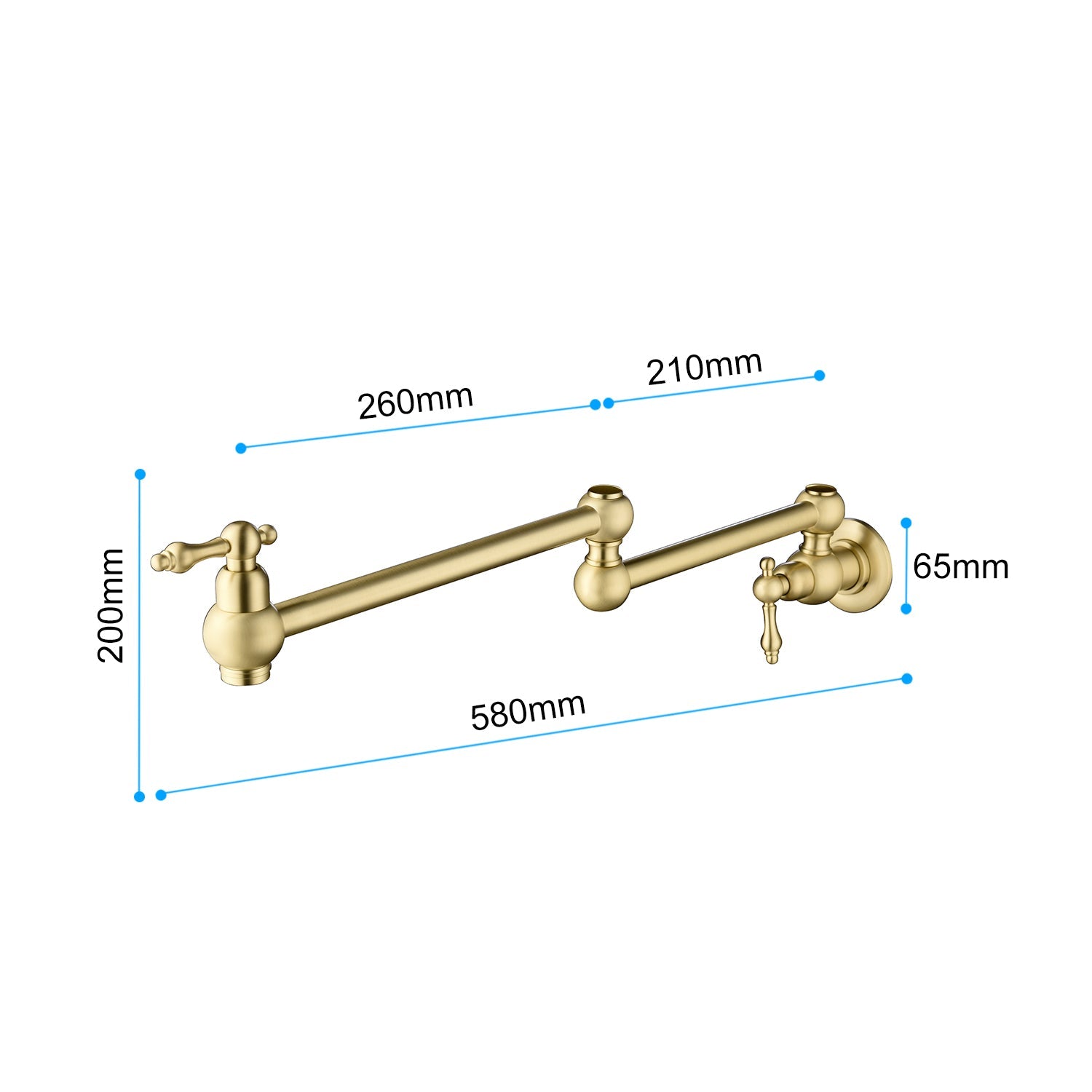 Wall Mounted Pot Filler