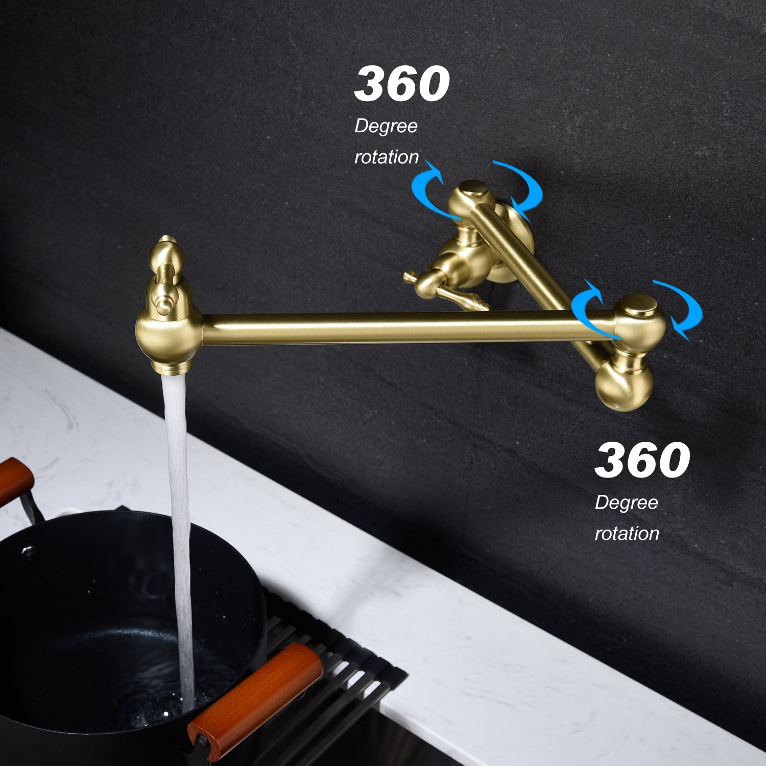 Wall Mounted Pot Filler