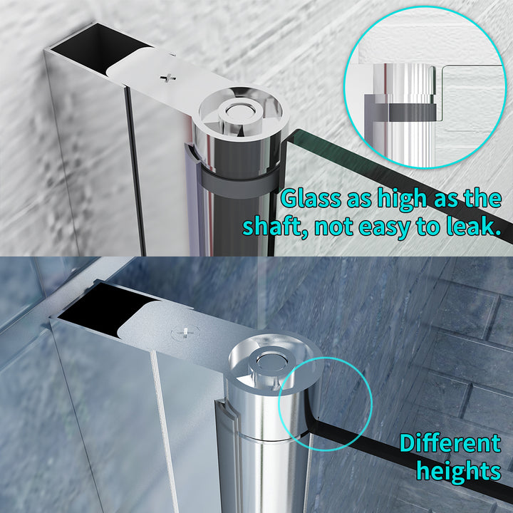 glass shower door handles