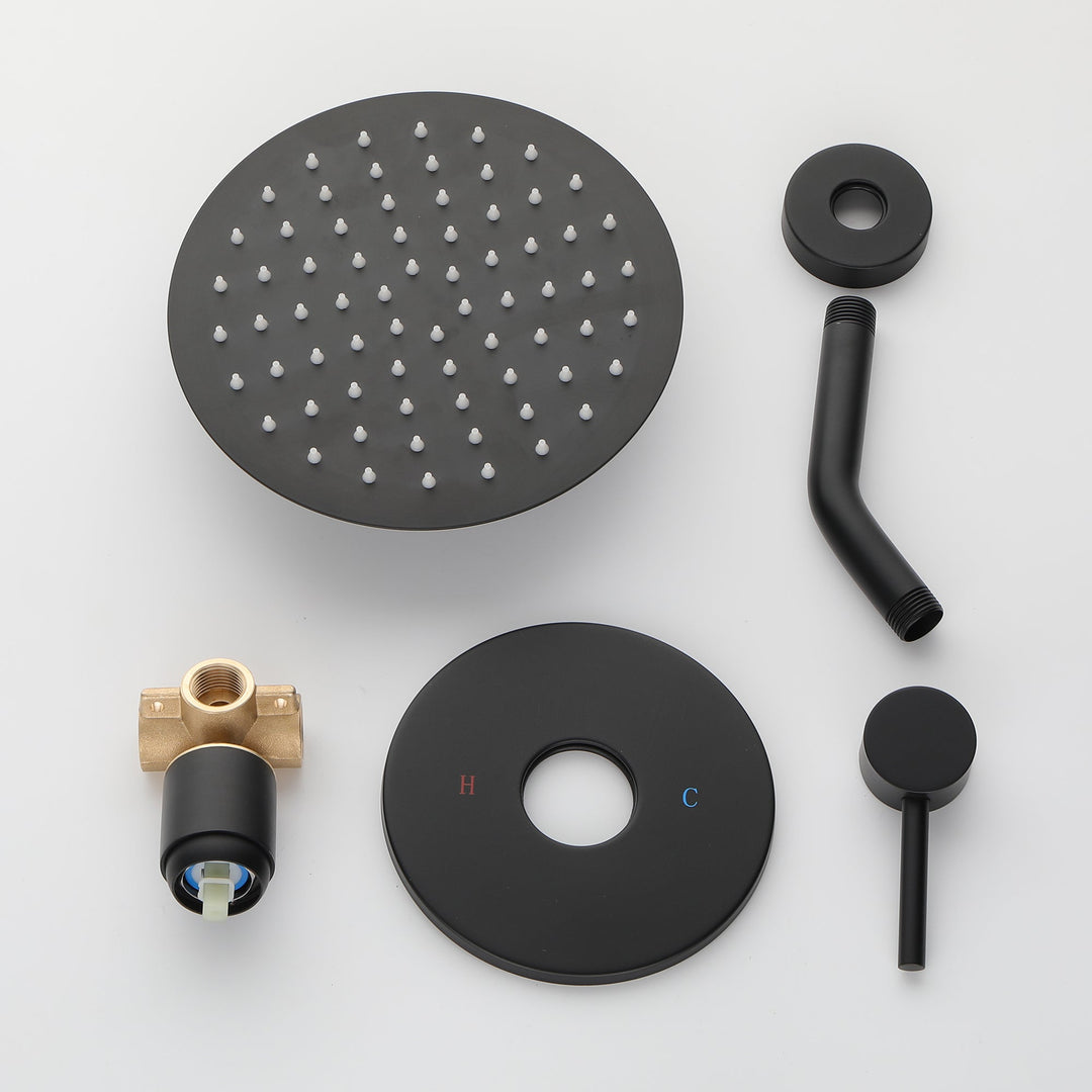 Shower Head Built-In Shower System With Rough-in Valve