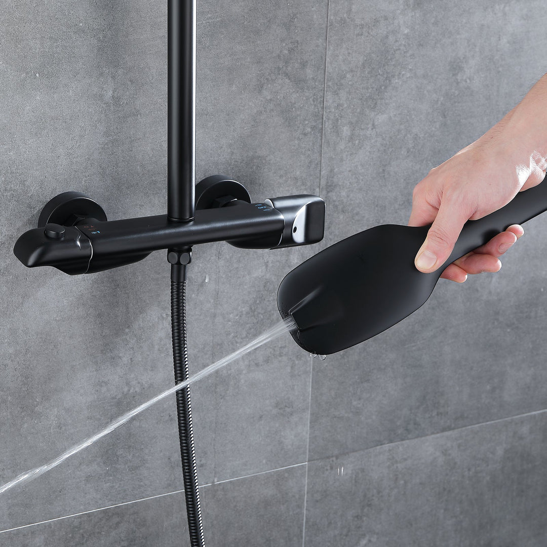 2-Function Thermostatic Rainfall Shower Head System