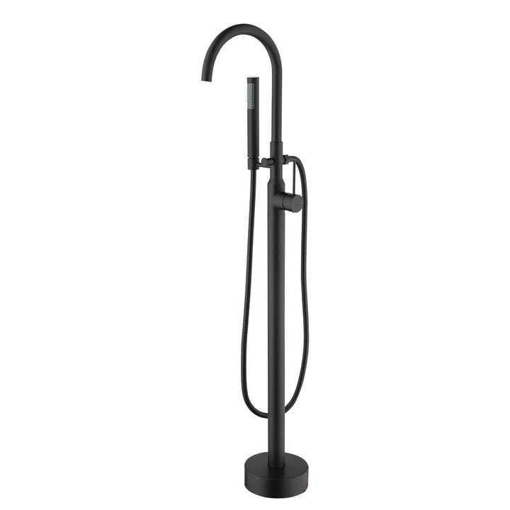 Single Handle Floor Mounted Clawfoot Tub Faucet