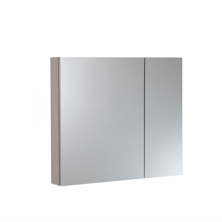 30 in. x 26 in. Frameless Recessed or Surface-Mount Beveled Double Mirror Bathroom Medicine Cabinet