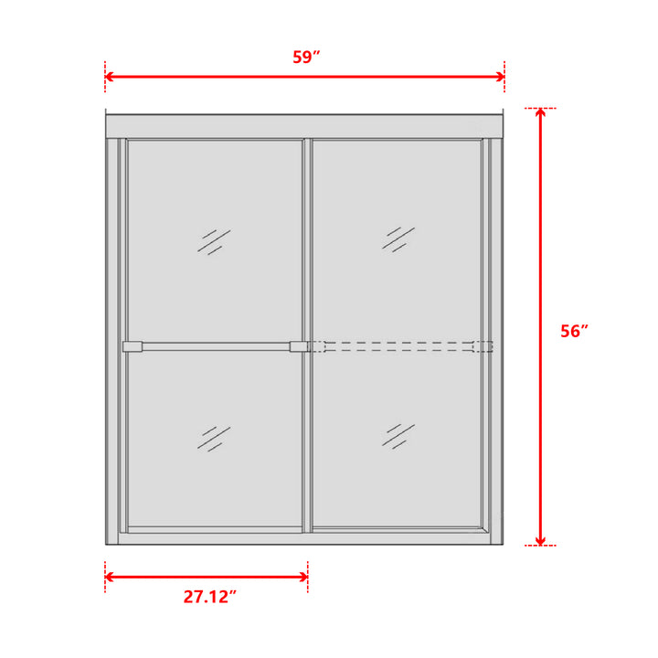 glass shower doors for tubs