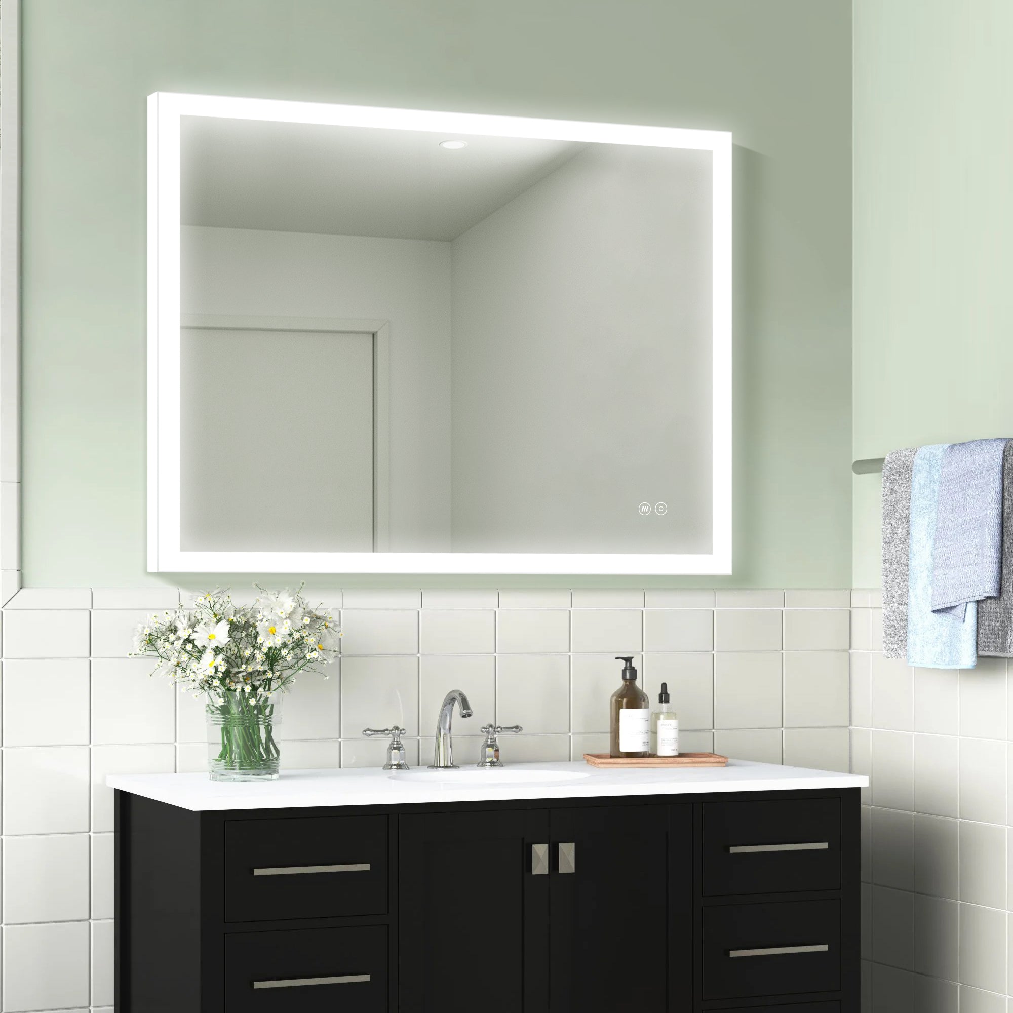 Bathroom Lighted Mirror