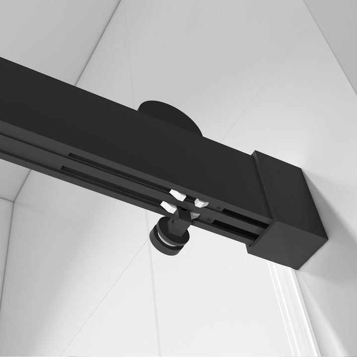 72-in W x 76-in H Frameless Sliding Soft Close Standard Shower Door (Tempered Glass)