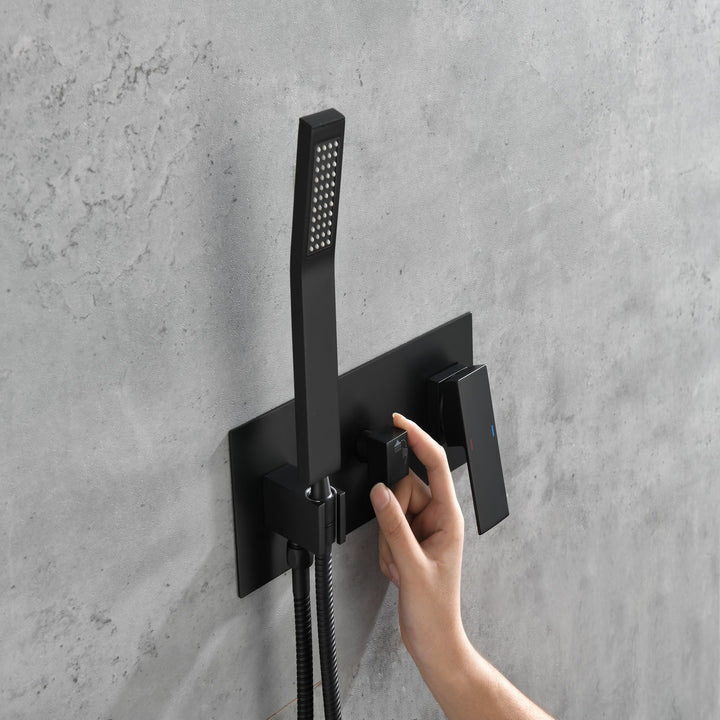 10 Inch Rainfall Shower Head with Handheld Sprayer