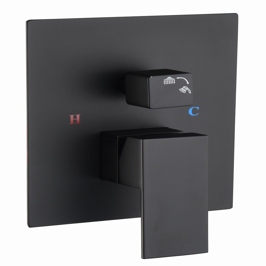 16 inch Bathroom Luxury Rain Mixer Shower Combo Set